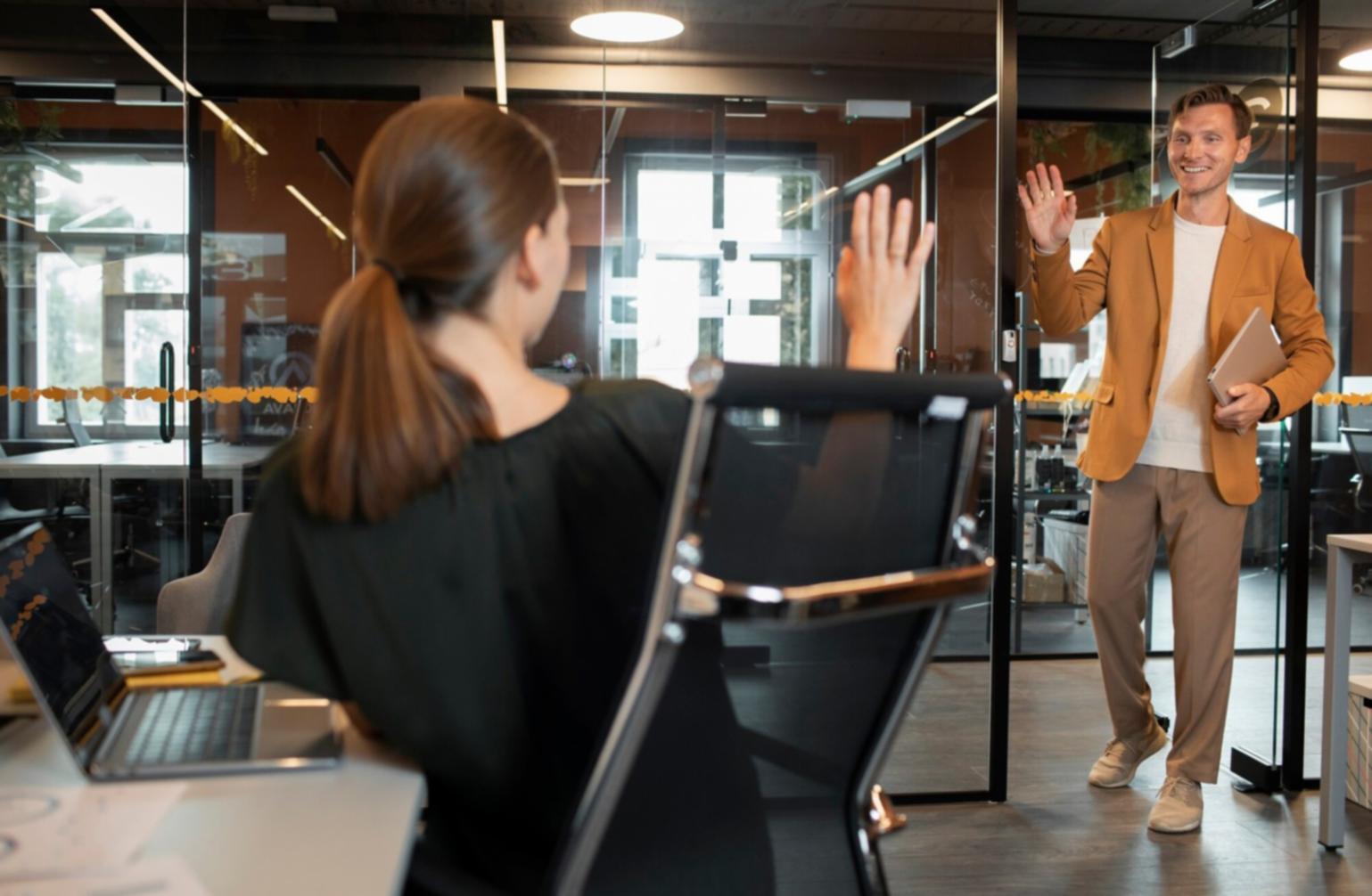 Réunion de travail autour de données financières